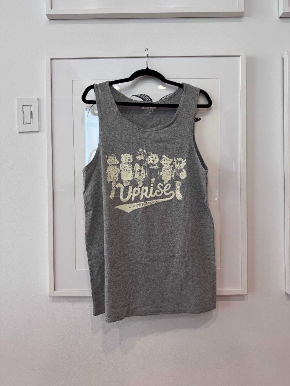Uprise Chicago Grey Tank